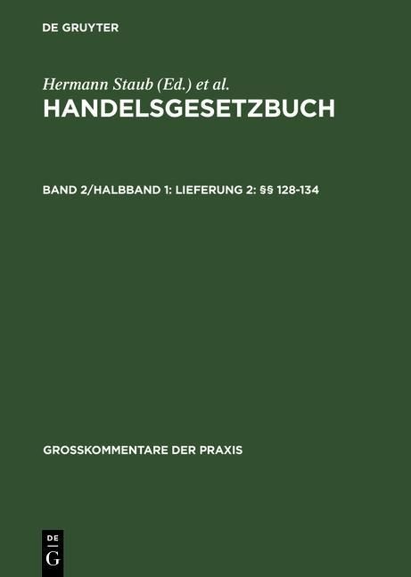 Produktbild: Lieferung 2: &sect;&sect; 128-134