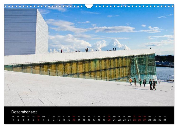 Produktbild: Oslo (Wandkalender 2026 DIN A3 quer), CALVENDO Monatskalender