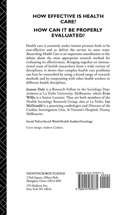 Produktbild: Researching Health Care