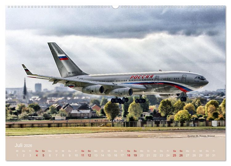 Produktbild: Art of Aviation - Kunstvolle Flugzeuge (hochwertiger Premium Wandkalender 2026 DIN A2 quer), Kunstdruck in Hochglanz