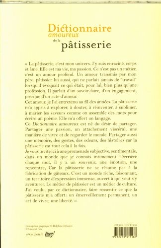Produktbild: Dictionnaire amoureux de la p&acirc;tisserie