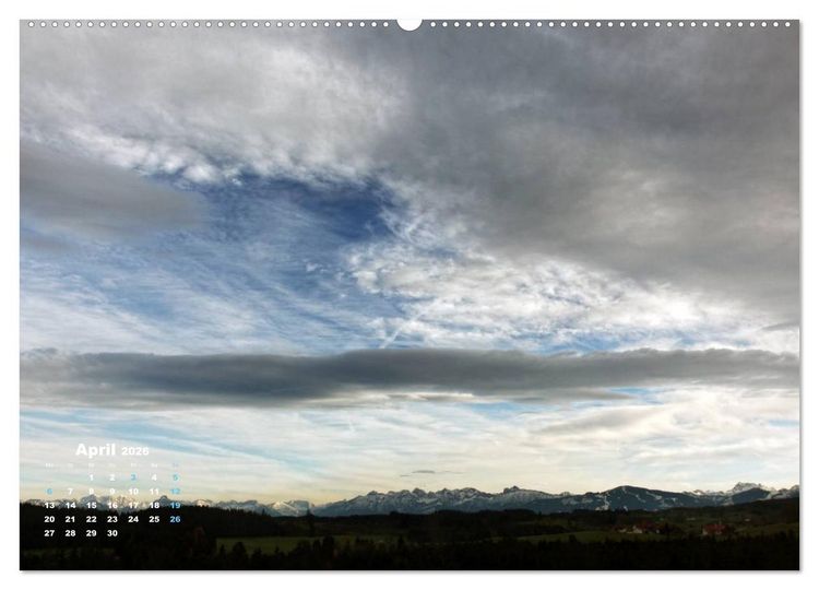 Produktbild: Wolkentr&auml;ume - Traumwolken (hochwertiger Premium Wandkalender 2026 DIN A2 quer), Kunstdruck in Hochglanz