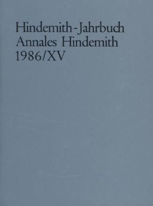 Produktbild: Hindemith-Jahrbuch