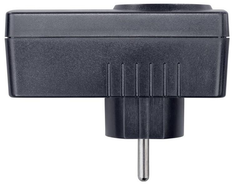 Produktbild: H-Tronic 1114790 &Uuml;berspannungsschutz-Zwischenstecker Schwarz