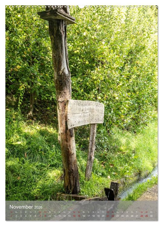 Produktbild: Auf dem Marlinger Waalweg (Wandkalender 2026 DIN A2 hoch), CALVENDO Monatskalender