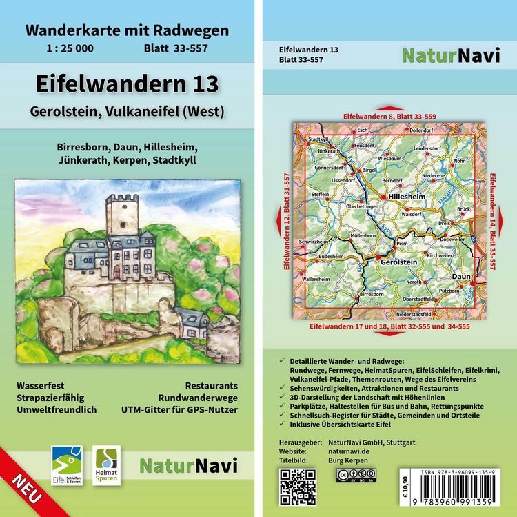 Produktbild: Eifelwandern 13 - Gerolstein, Vulkaneifel (West)