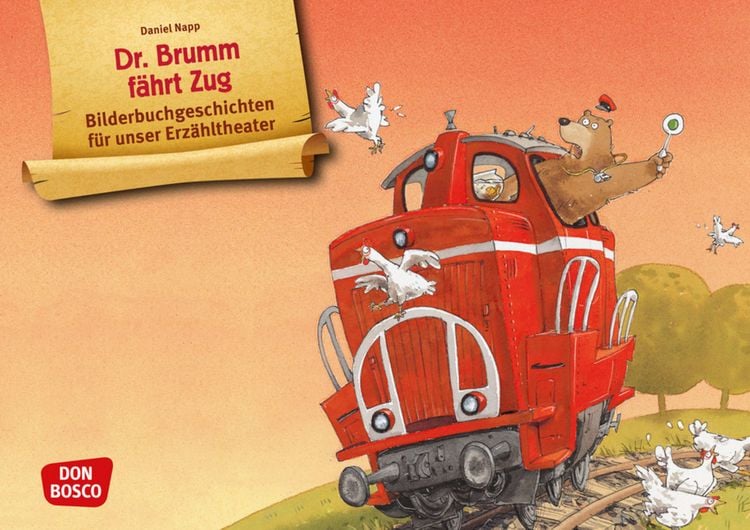 Produktbild: Dr. Brumm fährt Zug. Kamishibai Bildkartenset