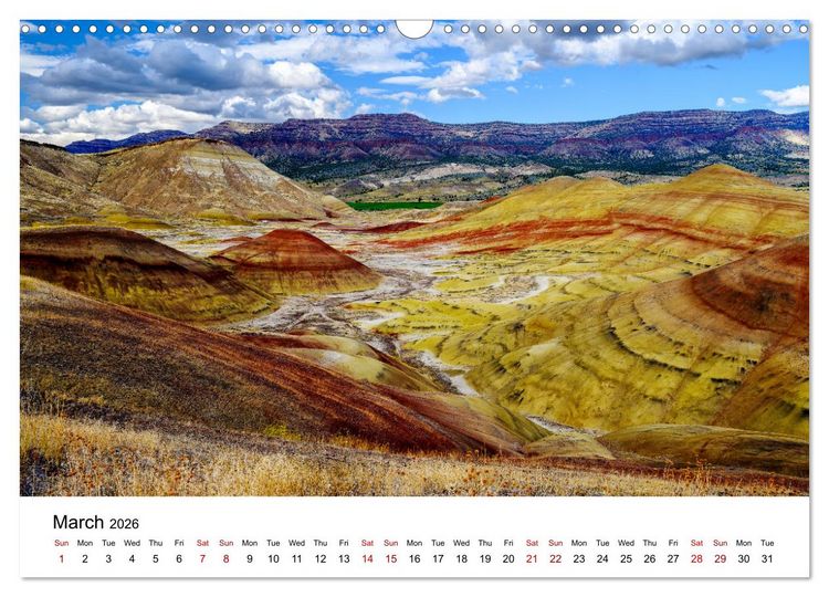Produktbild: America&rsquo;s Most Beautiful Sceneries (Wall Calendar 2026 DIN A3 landscape), CALVENDO 12 Month Wall Calendar
