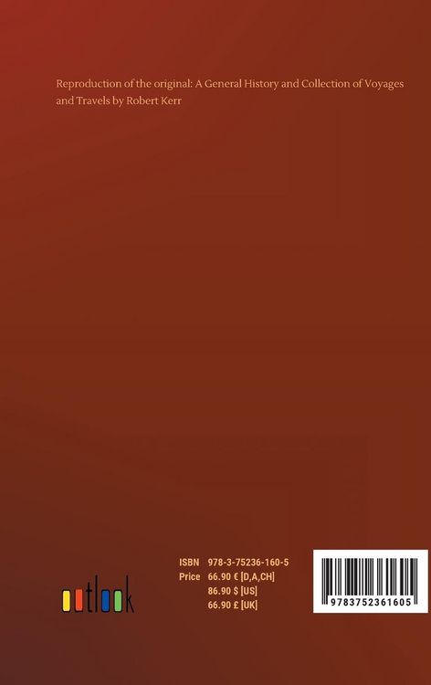 Produktbild: A General History and Collection of Voyages and Travels