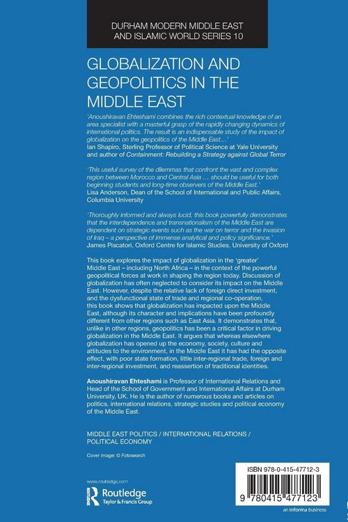 Produktbild: Globalization and Geopolitics in the Middle East