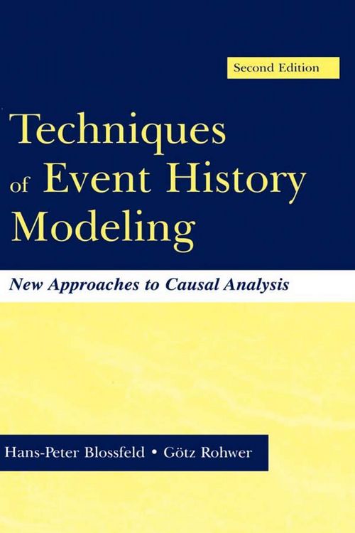 Produktbild: Techniques of Event History Modeling