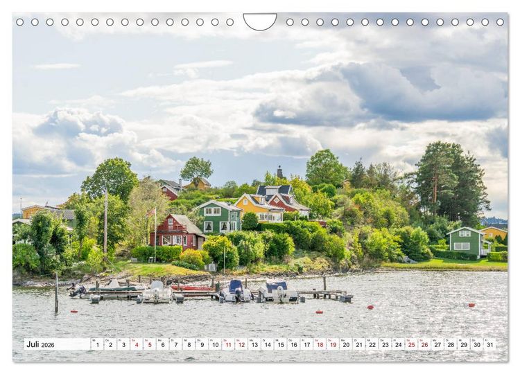 Produktbild: Zauberhaftes Oslo (Wandkalender 2026 DIN A4 quer), CALVENDO Monatskalender