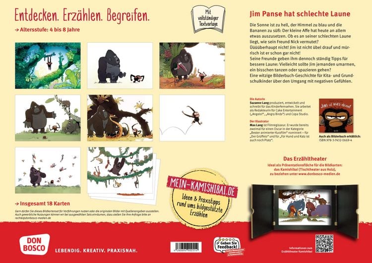 Produktbild: Jim ist mies drauf. Kamishibai Bildkartenset
