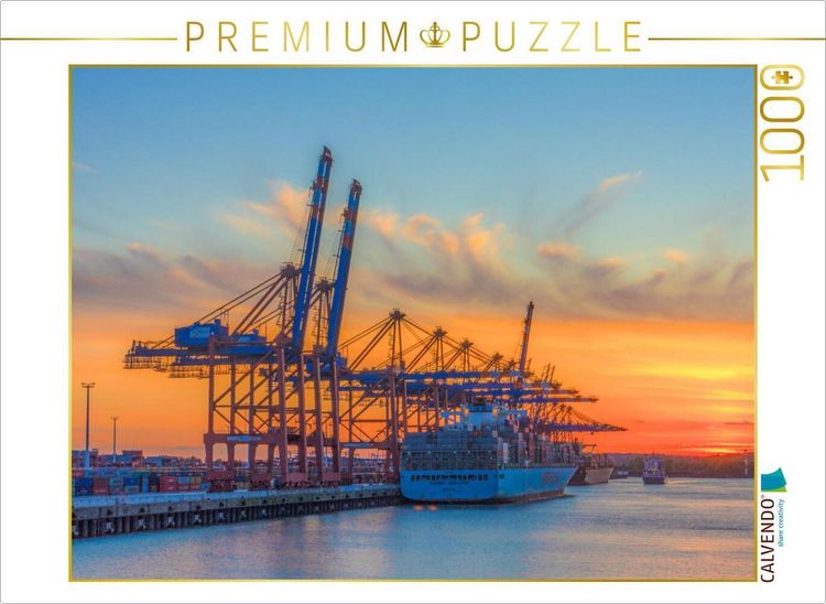 Produktbild: CALVENDO Puzzle Verladeanlage | 1000 Teile Lege-Gr&ouml;&szlig;e 64x48cm Foto-Puzzle f&uuml;r gl&uuml;ckliche Stunden