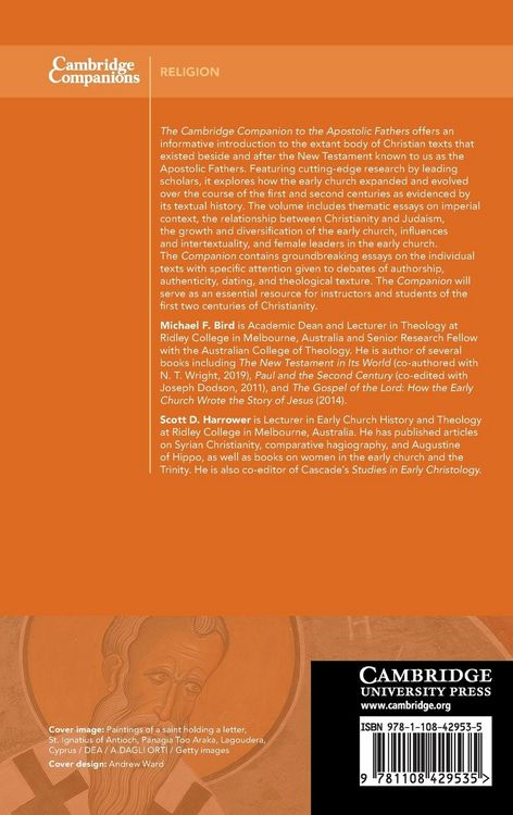 Produktbild: The Cambridge Companion to the Apostolic Fathers