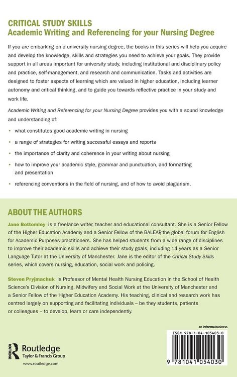 Produktbild: Academic Writing and Referencing for your Nursing Degree
