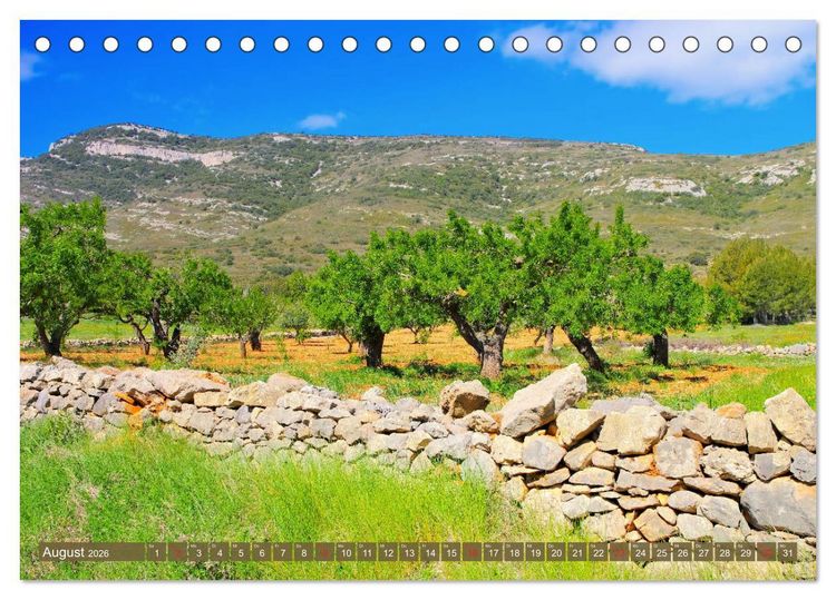 Produktbild: Costa del Azahar - Spaniens Orangenbl&uuml;tenk&uuml;ste (Tischkalender 2026 DIN A5 quer), CALVENDO Monatskalender