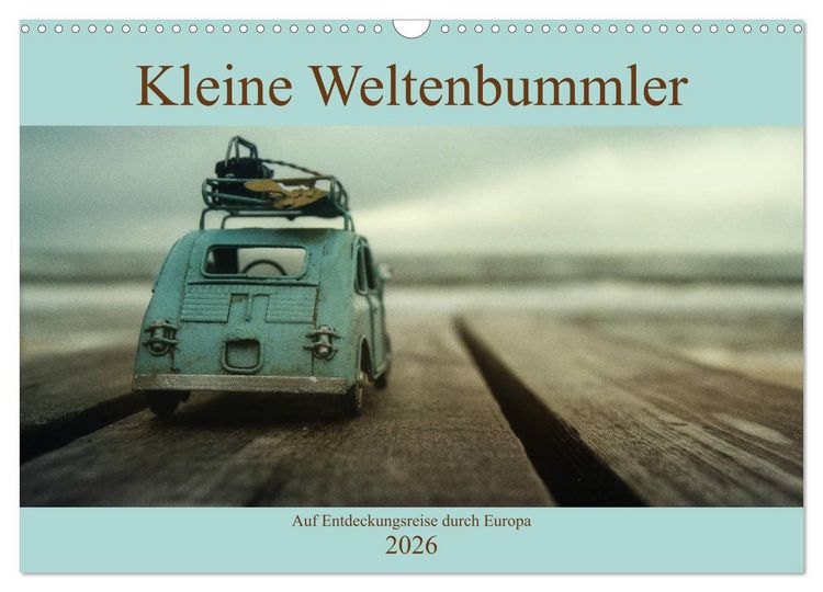 Produktbild: Kleine Weltenbummler 2026 (Wandkalender 2026 DIN A3 quer), CALVENDO Monatskalender