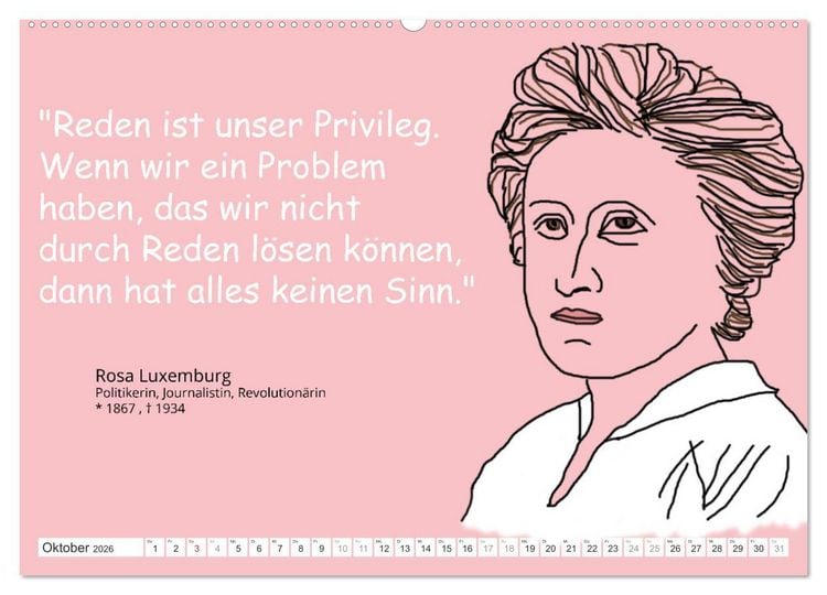 Produktbild: Zitate f&uuml;r Motivation und Perspektivenwechsel (hochwertiger Premium Wandkalender 2026 DIN A2 quer), Kunstdruck in Hochglanz