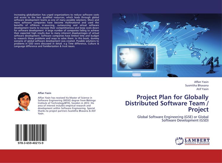 Produktbild: Project Plan for Globally Distributed Software Team / Project