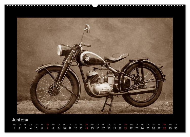 Produktbild: Motorrad Oldtimer aus &Ouml;sterreich (Wandkalender 2026 DIN A2 quer), CALVENDO Monatskalender