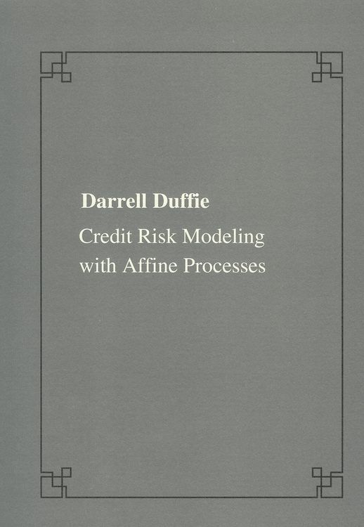 Produktbild: Credit risk modeling with affine processes