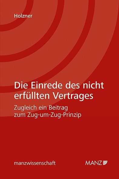 Produktbild: Die Einrede des nicht erf&uuml;llten Vertrages
