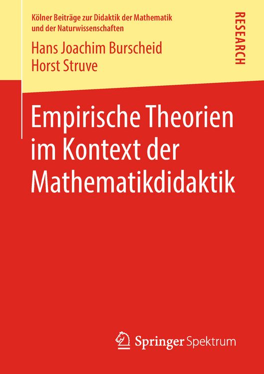 Produktbild: Empirische Theorien im Kontext der Mathematikdidaktik