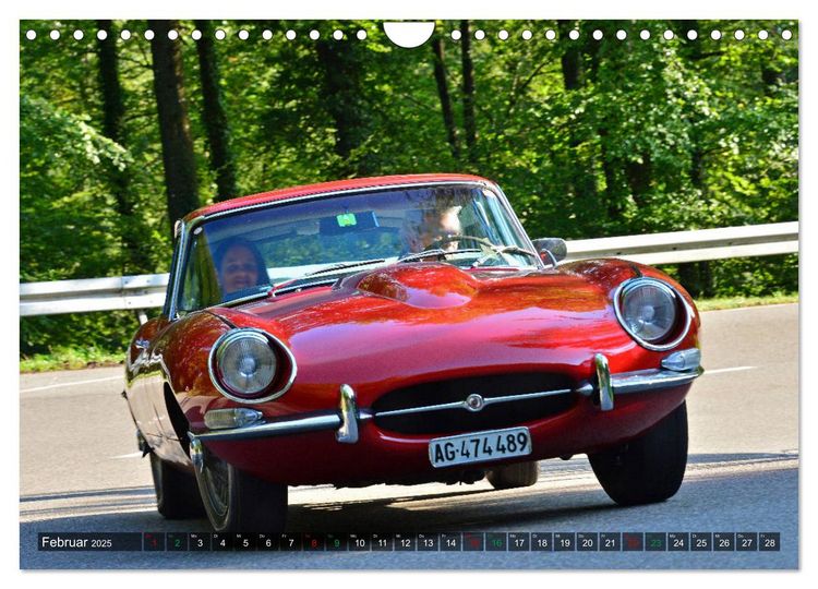 Produktbild: Adel verpflichtet - Englische Oldtimer am Berg (Wandkalender 2025 DIN A4 quer), CALVENDO Monatskalender