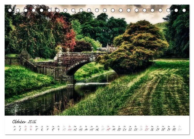 Produktbild: Romantisches Gro&szlig;britannien (Tischkalender 2026 DIN A5 quer), CALVENDO Monatskalender