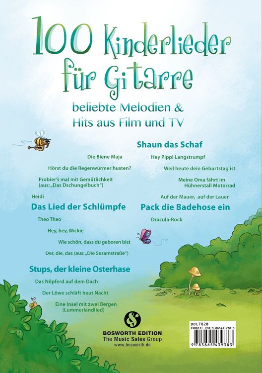 Produktbild: 100 Kinderlieder f&uuml;r Gitarre