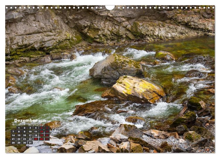 Produktbild: Winterzauber in der Breitachklamm bei Oberstdorf (Wandkalender 2026 DIN A3 quer), CALVENDO Monatskalender