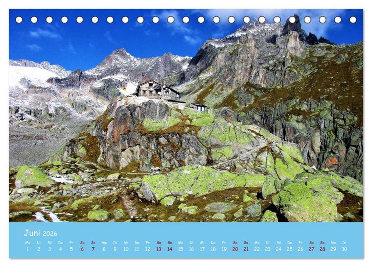 Produktbild: Majest&auml;tische Alpen (Tischkalender 2026 DIN A5 quer), CALVENDO Monatskalender