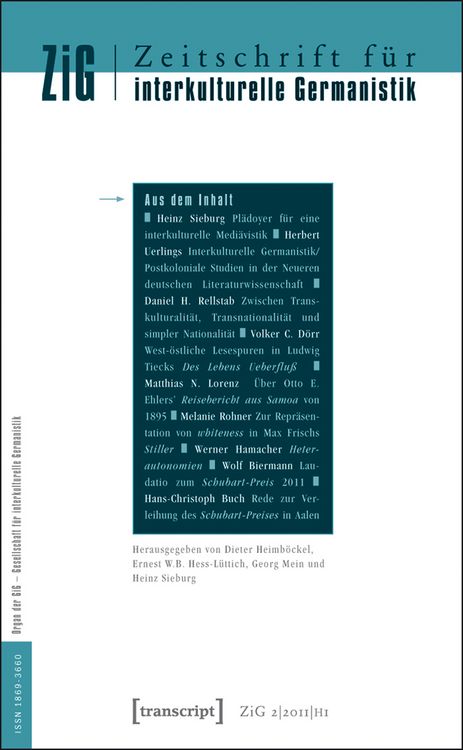Produktbild: Zeitschrift f&uuml;r interkulturelle Germanistik