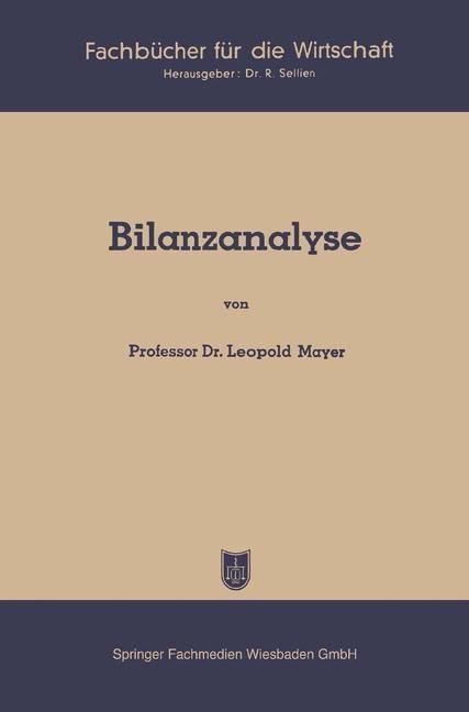 Produktbild: Bilanzanalyse