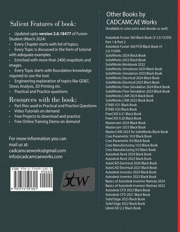 Produktbild: Autodesk Fusion 360 Black Book (V 2.0.18477) Part I