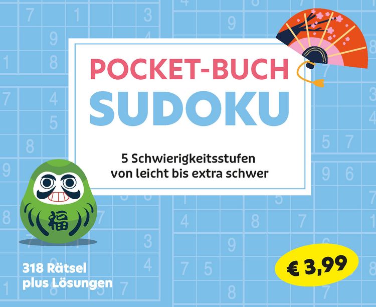Produktbild: Pocket-Buch Sudoku Band 8