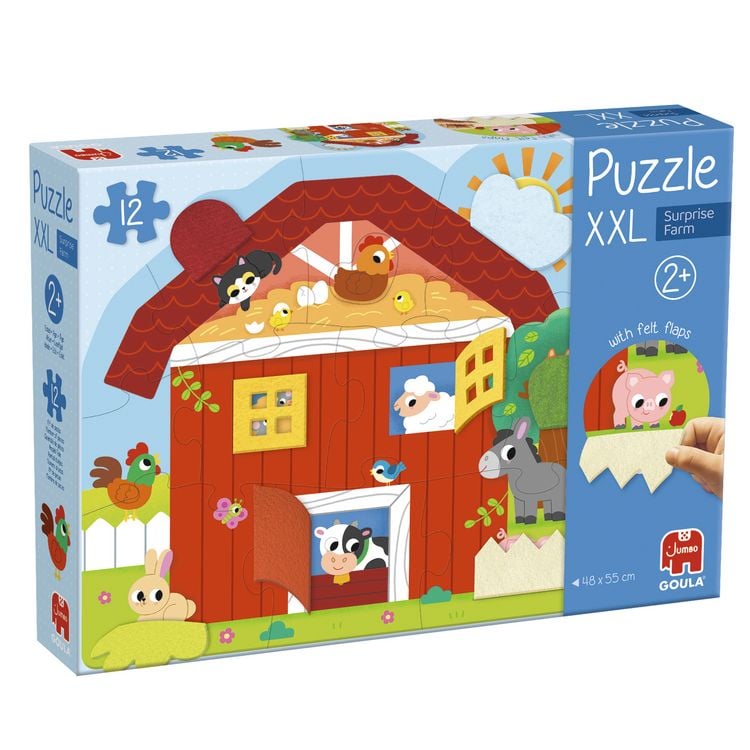 Produktbild: GOULA - XXL-Puzzle &Uuml;berraschungsbauernhof