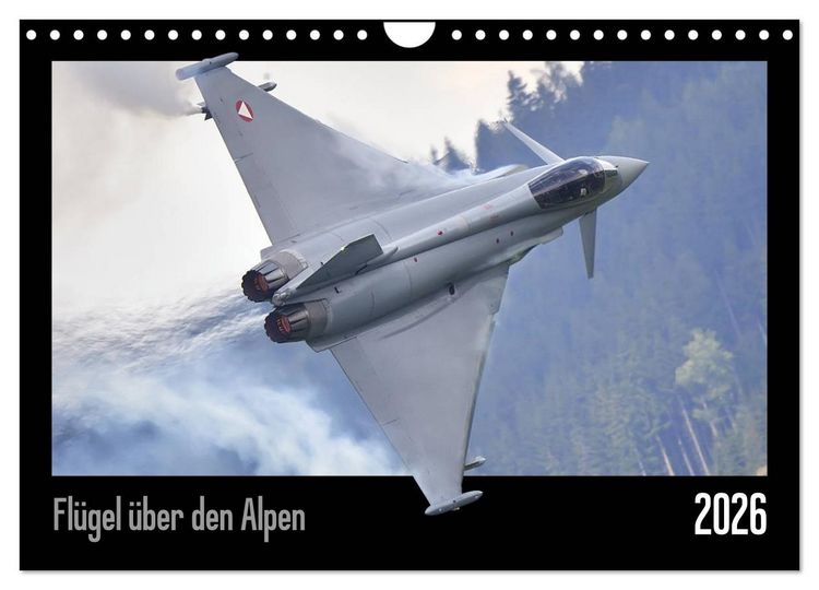 Produktbild: Fl&uuml;gel &uuml;ber den Alpen (Wandkalender 2026 DIN A4 quer), CALVENDO Monatskalender