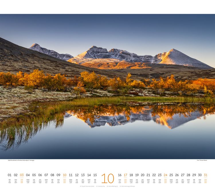 Produktbild: Phantastische Landschaften Kalender 2027