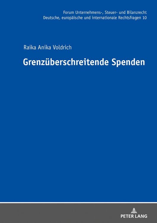 Produktbild: Grenzueberschreitende Spenden