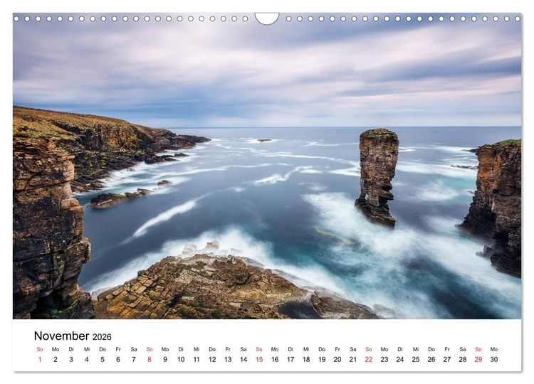 Produktbild: North Coast 500 - Schottlands Traumstra&szlig;e (Wandkalender 2026 DIN A3 quer), CALVENDO Monatskalender