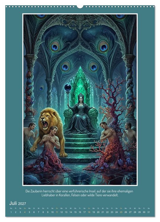 Produktbild: Fantastische Szenen aus gro&szlig;en Opern (Wandkalender 2027 DIN A2 hoch), CALVENDO Monatskalender