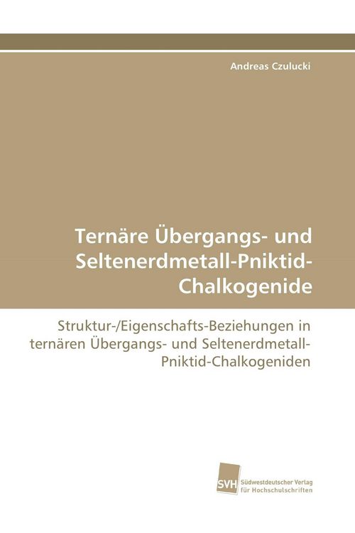 Produktbild: Tern&auml;re &Uuml;bergangs- und Seltenerdmetall-Pniktid-Chalkogenide