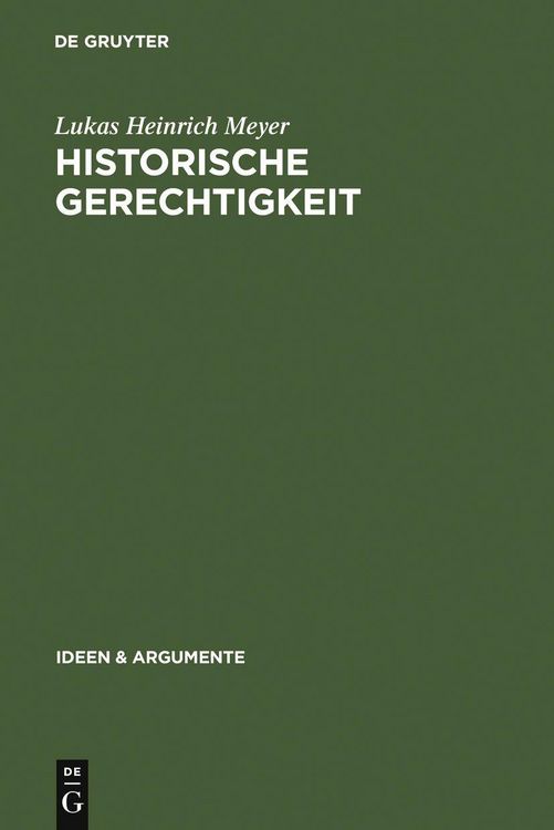 Produktbild: Historische Gerechtigkeit