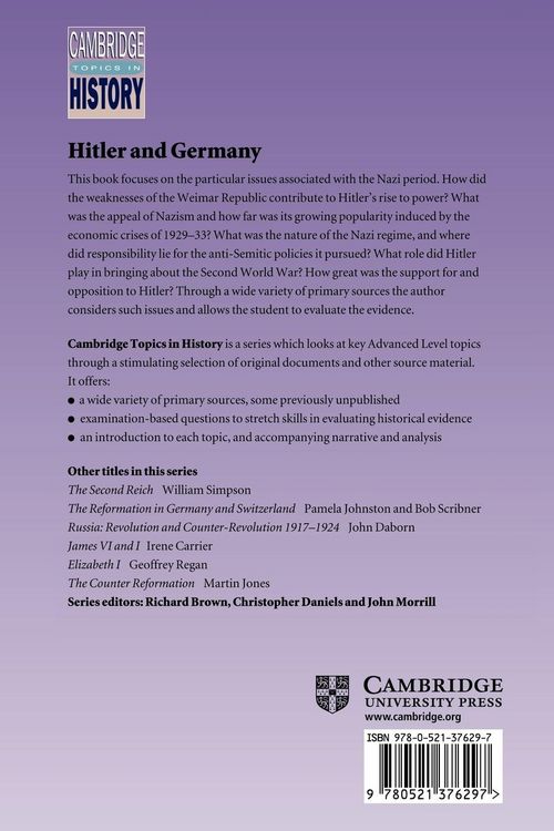 Produktbild: Hitler and Germany