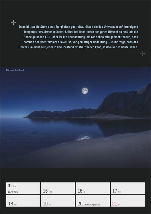 Produktbild: Stephen Hawking - Universum Wochenplaner 2027 - 53 faszinierende Bilder und Zitate