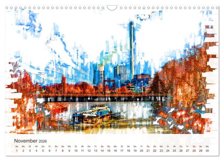 Produktbild: Ruhrpott Art (Wandkalender 2026 DIN A3 quer), CALVENDO Monatskalender