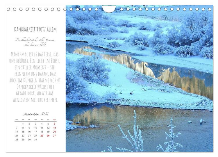 Produktbild: Was uns tr&auml;gt, wenn alles wankt. &Uuml;ber das Wachsen an Krisen (Wandkalender 2026 DIN A4 quer), CALVENDO Monatskalender