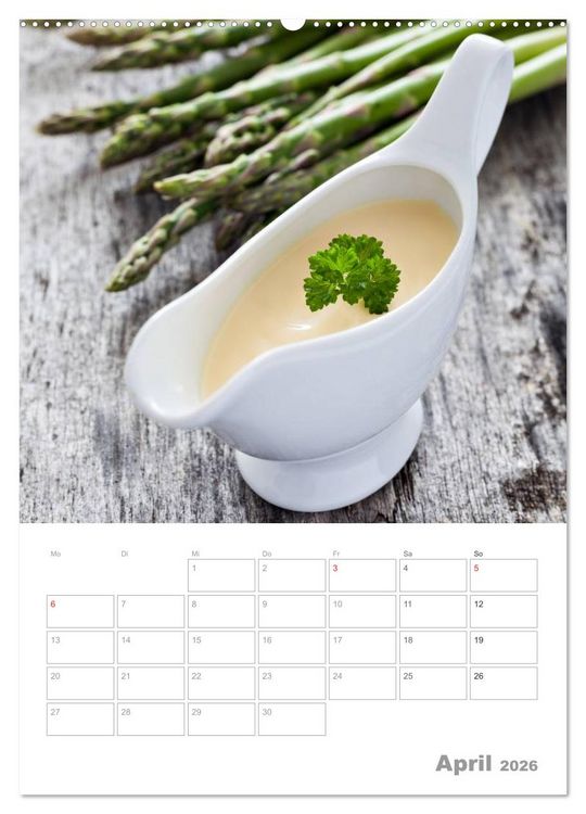 Produktbild: Vegetarisch durch das Jahr / Planer (Wandkalender 2026 DIN A2 hoch), CALVENDO Monatskalender